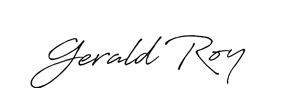 Best and Professional Signature Style for Gerald Roy. Antro_Vectra_Bolder Best Signature Style Collection. Gerald Roy signature style 7 images and pictures png