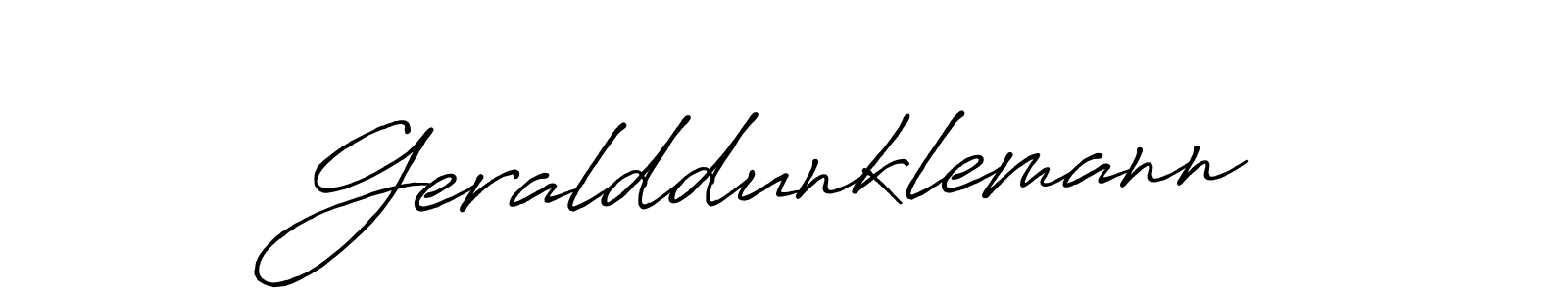 You should practise on your own different ways (Antro_Vectra_Bolder) to write your name (Geralddunklemann) in signature. don't let someone else do it for you. Geralddunklemann signature style 7 images and pictures png