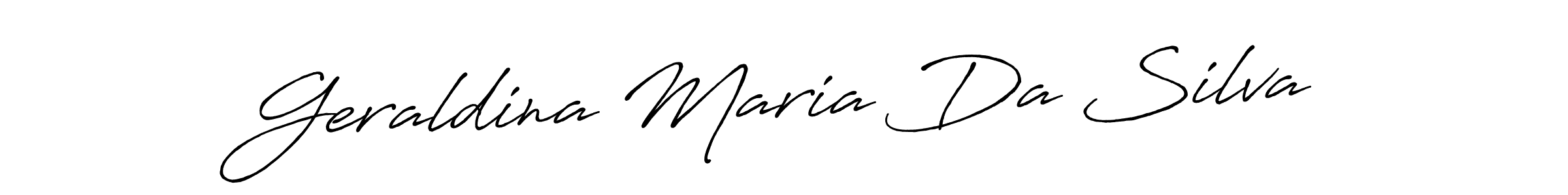Geraldina Maria Da Silva stylish signature style. Best Handwritten Sign (Antro_Vectra_Bolder) for my name. Handwritten Signature Collection Ideas for my name Geraldina Maria Da Silva. Geraldina Maria Da Silva signature style 7 images and pictures png