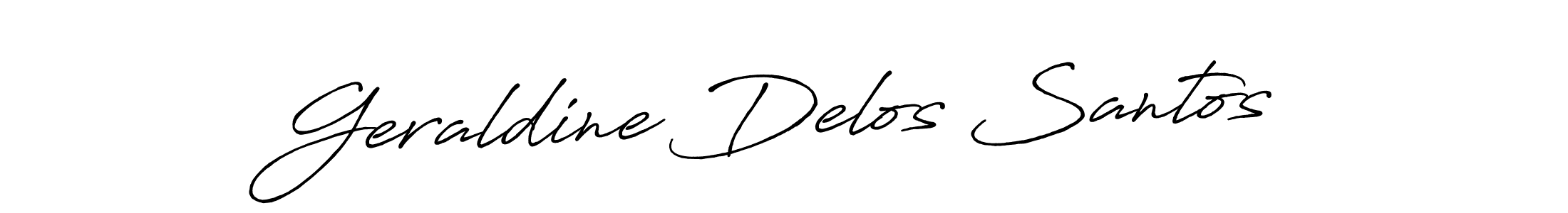 The best way (Antro_Vectra_Bolder) to make a short signature is to pick only two or three words in your name. The name Geraldine Delos Santos include a total of six letters. For converting this name. Geraldine Delos Santos signature style 7 images and pictures png