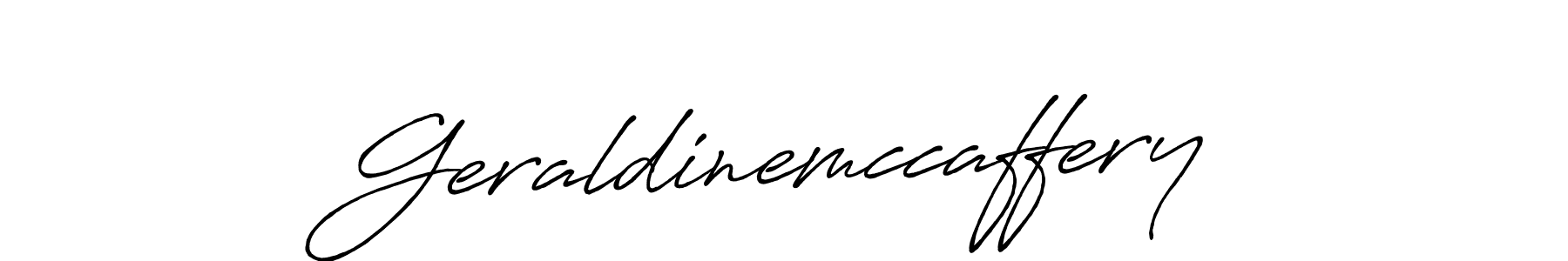 How to make Geraldinemccaffery signature? Antro_Vectra_Bolder is a professional autograph style. Create handwritten signature for Geraldinemccaffery name. Geraldinemccaffery signature style 7 images and pictures png