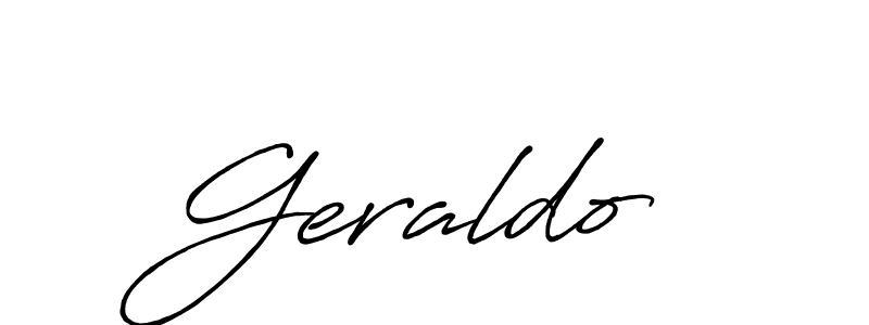 The best way (Antro_Vectra_Bolder) to make a short signature is to pick only two or three words in your name. The name Geraldo  include a total of six letters. For converting this name. Geraldo  signature style 7 images and pictures png