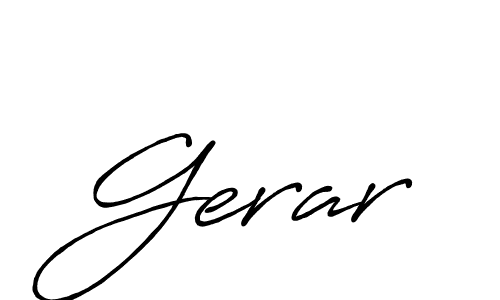 You should practise on your own different ways (Antro_Vectra_Bolder) to write your name (Gerar) in signature. don't let someone else do it for you. Gerar signature style 7 images and pictures png
