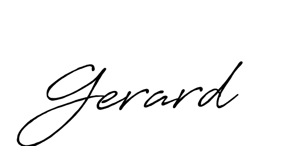 Make a short Gerard signature style. Manage your documents anywhere anytime using Antro_Vectra_Bolder. Create and add eSignatures, submit forms, share and send files easily. Gerard signature style 7 images and pictures png