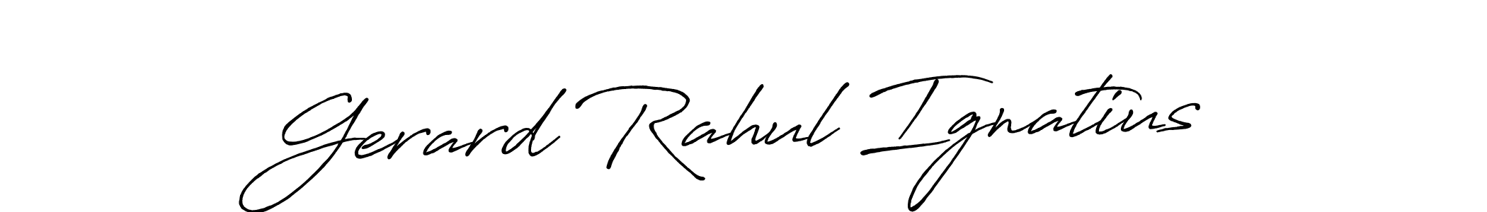 Design your own signature with our free online signature maker. With this signature software, you can create a handwritten (Antro_Vectra_Bolder) signature for name Gerard Rahul Ignatius. Gerard Rahul Ignatius signature style 7 images and pictures png