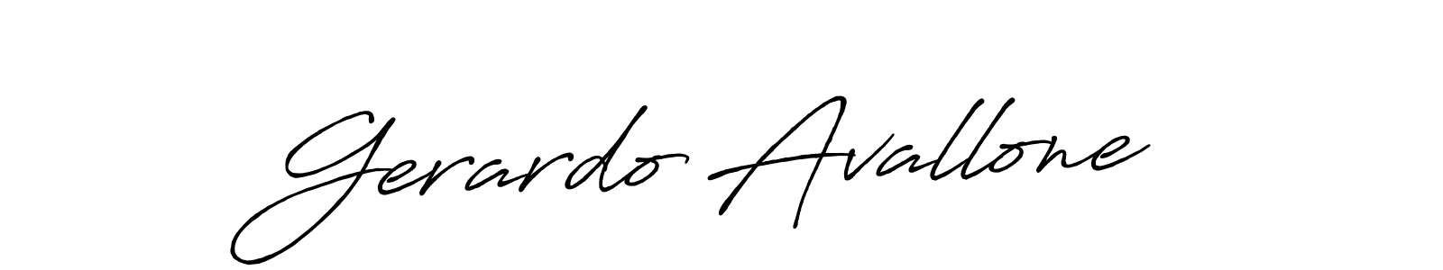 Once you've used our free online signature maker to create your best signature Antro_Vectra_Bolder style, it's time to enjoy all of the benefits that Gerardo Avallone name signing documents. Gerardo Avallone signature style 7 images and pictures png