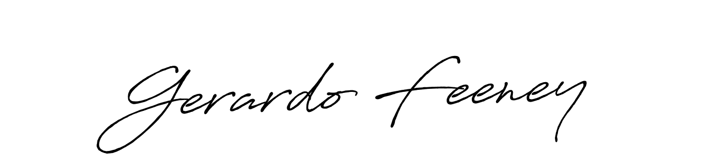 Make a short Gerardo Feeney signature style. Manage your documents anywhere anytime using Antro_Vectra_Bolder. Create and add eSignatures, submit forms, share and send files easily. Gerardo Feeney signature style 7 images and pictures png