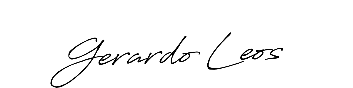 Antro_Vectra_Bolder is a professional signature style that is perfect for those who want to add a touch of class to their signature. It is also a great choice for those who want to make their signature more unique. Get Gerardo Leos name to fancy signature for free. Gerardo Leos signature style 7 images and pictures png