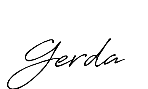 The best way (Antro_Vectra_Bolder) to make a short signature is to pick only two or three words in your name. The name Gerda include a total of six letters. For converting this name. Gerda signature style 7 images and pictures png