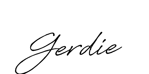 Antro_Vectra_Bolder is a professional signature style that is perfect for those who want to add a touch of class to their signature. It is also a great choice for those who want to make their signature more unique. Get Gerdie name to fancy signature for free. Gerdie signature style 7 images and pictures png