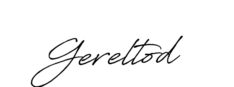 Make a beautiful signature design for name Gereltod. With this signature (Antro_Vectra_Bolder) style, you can create a handwritten signature for free. Gereltod signature style 7 images and pictures png