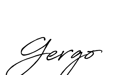 Also we have Gergo name is the best signature style. Create professional handwritten signature collection using Antro_Vectra_Bolder autograph style. Gergo signature style 7 images and pictures png