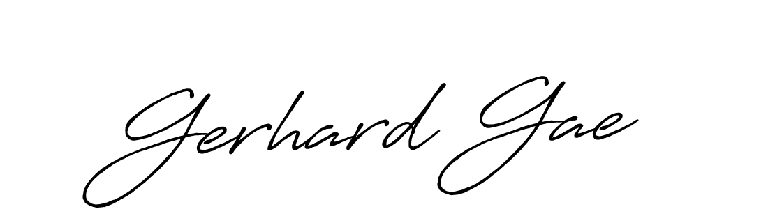 Create a beautiful signature design for name Gerhard Gae. With this signature (Antro_Vectra_Bolder) fonts, you can make a handwritten signature for free. Gerhard Gae signature style 7 images and pictures png