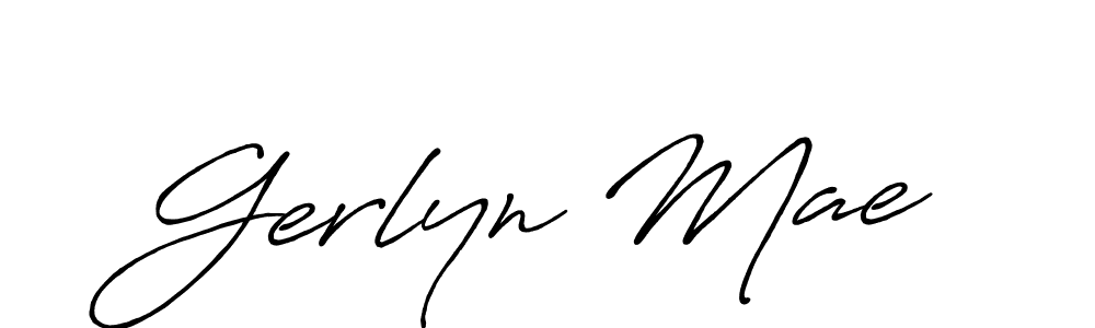 You should practise on your own different ways (Antro_Vectra_Bolder) to write your name (Gerlyn Mae) in signature. don't let someone else do it for you. Gerlyn Mae signature style 7 images and pictures png