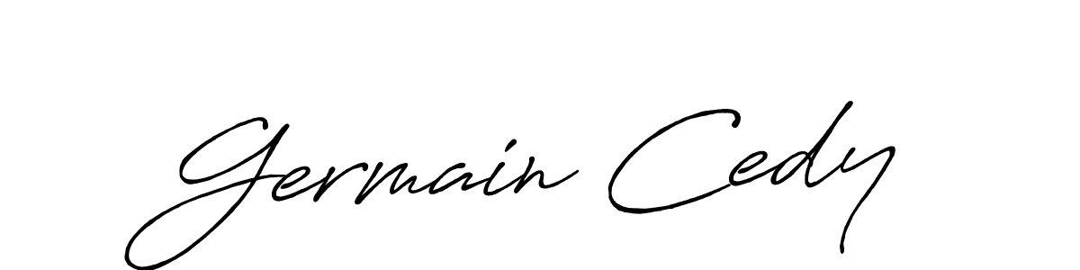 This is the best signature style for the Germain Cedy name. Also you like these signature font (Antro_Vectra_Bolder). Mix name signature. Germain Cedy signature style 7 images and pictures png