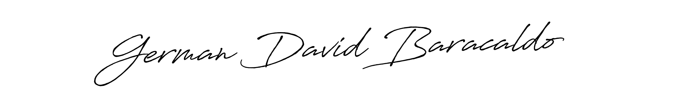 How to Draw German David Baracaldo signature style? Antro_Vectra_Bolder is a latest design signature styles for name German David Baracaldo. German David Baracaldo signature style 7 images and pictures png
