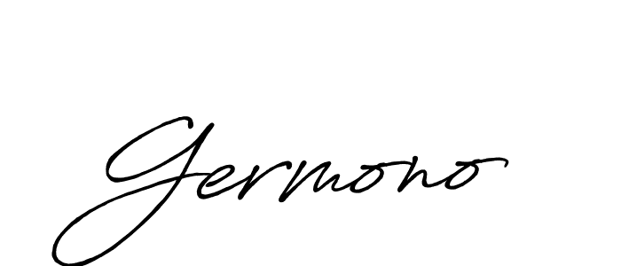 Create a beautiful signature design for name Germono. With this signature (Antro_Vectra_Bolder) fonts, you can make a handwritten signature for free. Germono signature style 7 images and pictures png