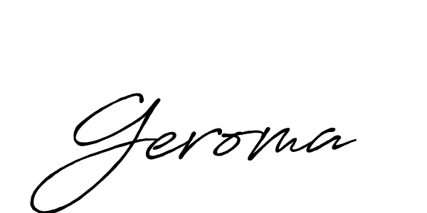 It looks lik you need a new signature style for name Geroma. Design unique handwritten (Antro_Vectra_Bolder) signature with our free signature maker in just a few clicks. Geroma signature style 7 images and pictures png