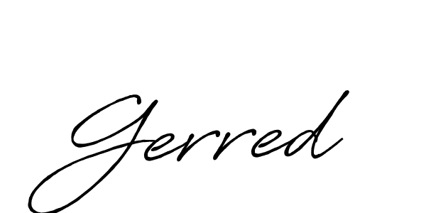 How to make Gerred name signature. Use Antro_Vectra_Bolder style for creating short signs online. This is the latest handwritten sign. Gerred signature style 7 images and pictures png