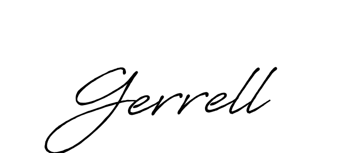 Make a beautiful signature design for name Gerrell. Use this online signature maker to create a handwritten signature for free. Gerrell signature style 7 images and pictures png