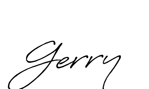 Also we have Gerry name is the best signature style. Create professional handwritten signature collection using Antro_Vectra_Bolder autograph style. Gerry signature style 7 images and pictures png