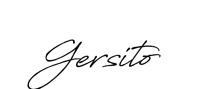 Here are the top 10 professional signature styles for the name Gersito. These are the best autograph styles you can use for your name. Gersito signature style 7 images and pictures png