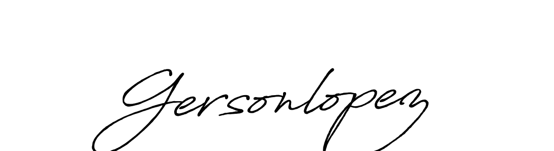 How to Draw Gersonlopez signature style? Antro_Vectra_Bolder is a latest design signature styles for name Gersonlopez. Gersonlopez signature style 7 images and pictures png