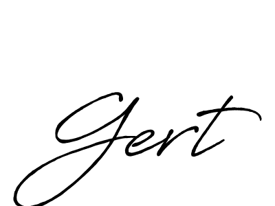 You should practise on your own different ways (Antro_Vectra_Bolder) to write your name (Gert) in signature. don't let someone else do it for you. Gert signature style 7 images and pictures png