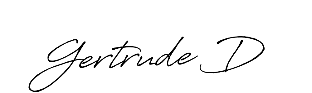 How to Draw Gertrude D signature style? Antro_Vectra_Bolder is a latest design signature styles for name Gertrude D. Gertrude D signature style 7 images and pictures png