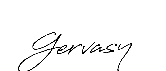 Make a beautiful signature design for name Gervasy. Use this online signature maker to create a handwritten signature for free. Gervasy signature style 7 images and pictures png