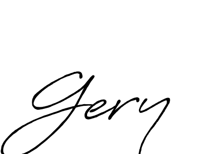 Create a beautiful signature design for name Gery. With this signature (Antro_Vectra_Bolder) fonts, you can make a handwritten signature for free. Gery signature style 7 images and pictures png