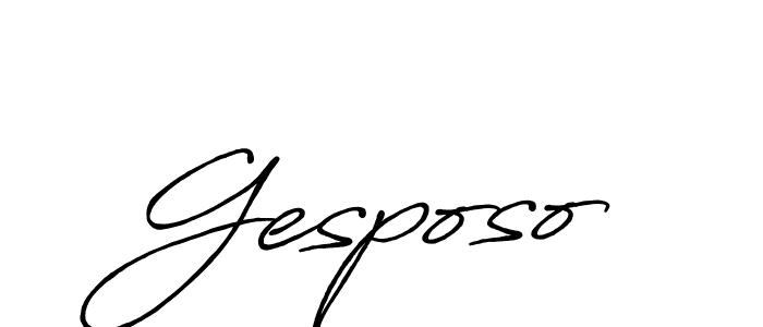 Make a beautiful signature design for name Gesposo. Use this online signature maker to create a handwritten signature for free. Gesposo signature style 7 images and pictures png