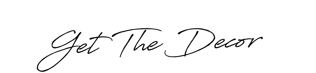 Here are the top 10 professional signature styles for the name Get The Decor. These are the best autograph styles you can use for your name. Get The Decor signature style 7 images and pictures png