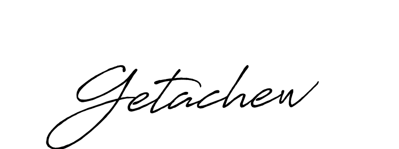 Getachew stylish signature style. Best Handwritten Sign (Antro_Vectra_Bolder) for my name. Handwritten Signature Collection Ideas for my name Getachew. Getachew signature style 7 images and pictures png