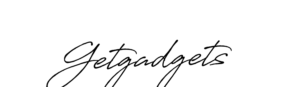 Use a signature maker to create a handwritten signature online. With this signature software, you can design (Antro_Vectra_Bolder) your own signature for name Getgadgets. Getgadgets signature style 7 images and pictures png