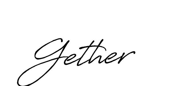 How to Draw Gether signature style? Antro_Vectra_Bolder is a latest design signature styles for name Gether. Gether signature style 7 images and pictures png