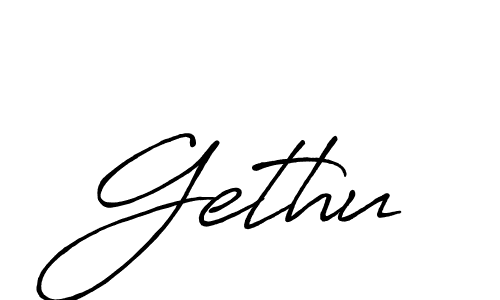 It looks lik you need a new signature style for name Gethu. Design unique handwritten (Antro_Vectra_Bolder) signature with our free signature maker in just a few clicks. Gethu signature style 7 images and pictures png