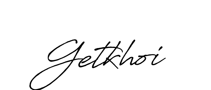Getkhoi stylish signature style. Best Handwritten Sign (Antro_Vectra_Bolder) for my name. Handwritten Signature Collection Ideas for my name Getkhoi. Getkhoi signature style 7 images and pictures png