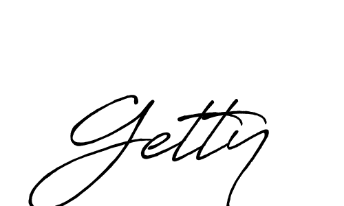 Also You can easily find your signature by using the search form. We will create Getty name handwritten signature images for you free of cost using Antro_Vectra_Bolder sign style. Getty signature style 7 images and pictures png