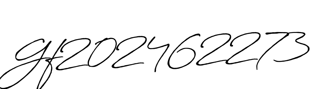 Create a beautiful signature design for name Gf202462273. With this signature (Antro_Vectra_Bolder) fonts, you can make a handwritten signature for free. Gf202462273 signature style 7 images and pictures png