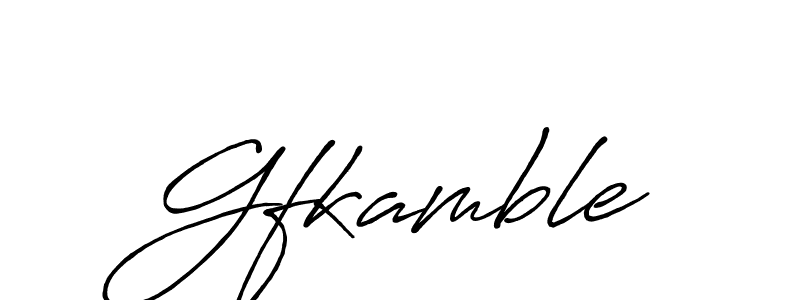 Make a beautiful signature design for name Gfkamble. Use this online signature maker to create a handwritten signature for free. Gfkamble signature style 7 images and pictures png