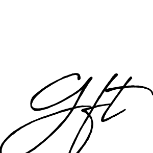 if you are searching for the best signature style for your name Gft. so please give up your signature search. here we have designed multiple signature styles  using Antro_Vectra_Bolder. Gft signature style 7 images and pictures png