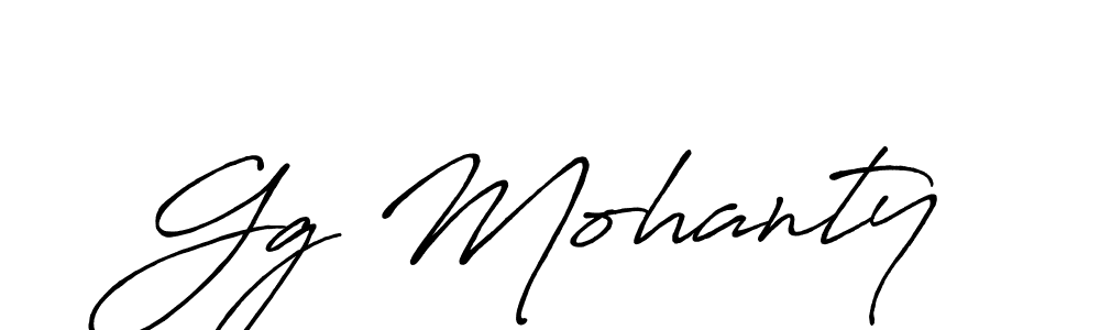 Gg Mohanty stylish signature style. Best Handwritten Sign (Antro_Vectra_Bolder) for my name. Handwritten Signature Collection Ideas for my name Gg Mohanty. Gg Mohanty signature style 7 images and pictures png