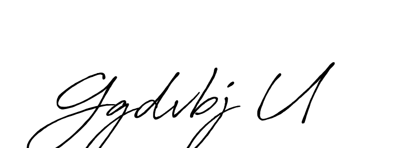 Use a signature maker to create a handwritten signature online. With this signature software, you can design (Antro_Vectra_Bolder) your own signature for name Ggdvbj U. Ggdvbj U signature style 7 images and pictures png