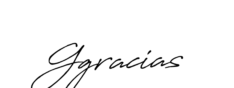 Also we have Ggracias name is the best signature style. Create professional handwritten signature collection using Antro_Vectra_Bolder autograph style. Ggracias signature style 7 images and pictures png