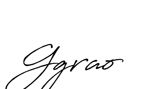 Ggrao stylish signature style. Best Handwritten Sign (Antro_Vectra_Bolder) for my name. Handwritten Signature Collection Ideas for my name Ggrao. Ggrao signature style 7 images and pictures png