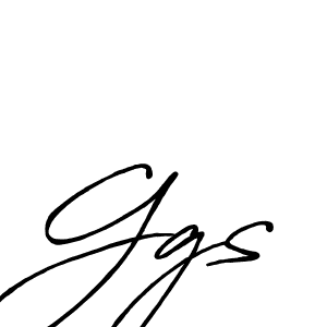 Make a beautiful signature design for name Ggs. With this signature (Antro_Vectra_Bolder) style, you can create a handwritten signature for free. Ggs signature style 7 images and pictures png