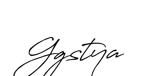 Use a signature maker to create a handwritten signature online. With this signature software, you can design (Antro_Vectra_Bolder) your own signature for name Ggstya. Ggstya signature style 7 images and pictures png