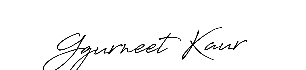 if you are searching for the best signature style for your name Ggurneet Kaur. so please give up your signature search. here we have designed multiple signature styles  using Antro_Vectra_Bolder. Ggurneet Kaur signature style 7 images and pictures png