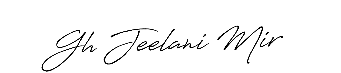 Make a beautiful signature design for name Gh Jeelani Mir. Use this online signature maker to create a handwritten signature for free. Gh Jeelani Mir signature style 7 images and pictures png